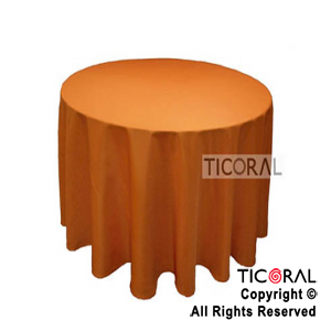 MANTEL LISO HS2201-1 NARANJA 213CM DIAM PLASTICO x 1